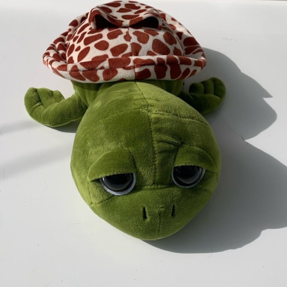 Zoo Friends  Sea Turtle Stuffed‎ Animal with pocket on top.
